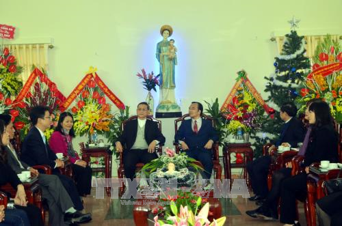 Thăm, chúc mừng đồng bào Công giáo, tín hữu Tin lành dịp Giáng sinh 2017 ảnh 1